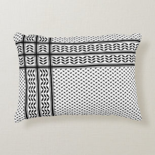 Keffiyeh Symbol of Palestine Resistance Pattern Decorative Cushion