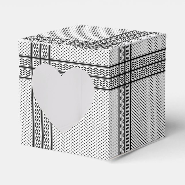 Keffiyeh Symbol of Palestine Resistance Pattern Favour Box (Front Side)