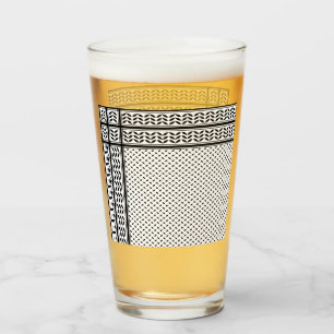 Keffiyeh Symbol of Palestine Resistance Pattern Glass