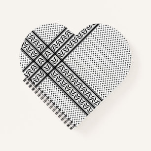 Keffiyeh Symbol of Palestine Resistance Pattern Notebook