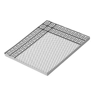 Keffiyeh Symbol of Palestine Resistance Pattern Notepad