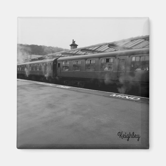 Keighley Steam Railway Magnet (Front)