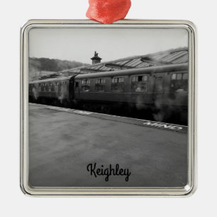 Keighley Steam Railway Metal Tree Decoration