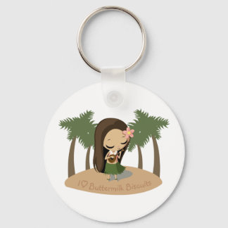 Keilana the Hula Girl Key Ring