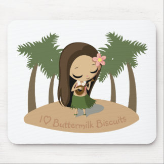 Keilana the Hula Girl Mouse Pad