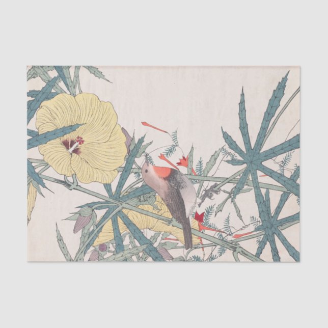 Keinen Kachō Gafu, Pl.31 by Imao Keinen Tissue Paper (Front)