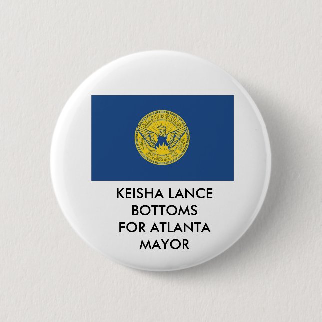KEISHA LANCE BOTTOMS FOR ATLANTA MAYOR BUTTON (Front)