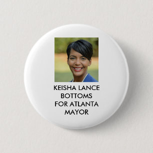 KEISHA LANCE BOTTOMS FOR ATLANTA MAYOR BUTTON
