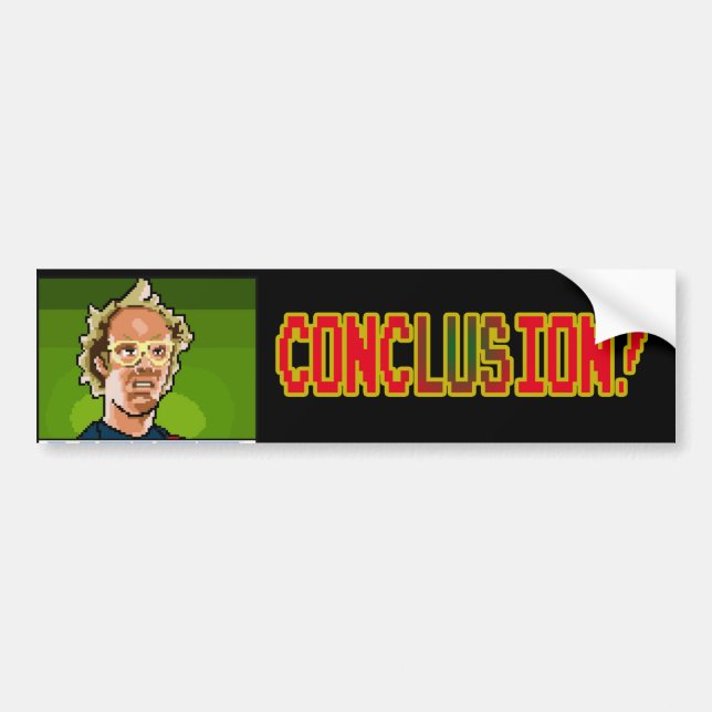 Keith Conclusion Bumper Sticker (Front)