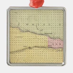 Keith County, Nebraska Metal Tree Decoration