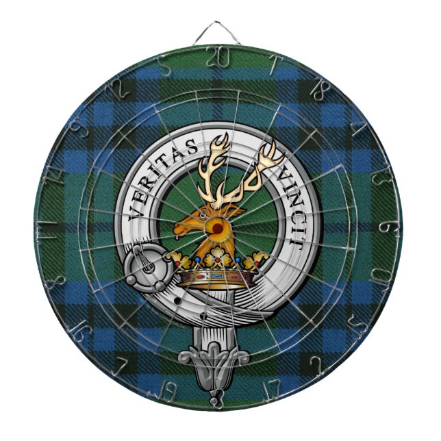 Keith Crest and Tartan Dartboard (Front)