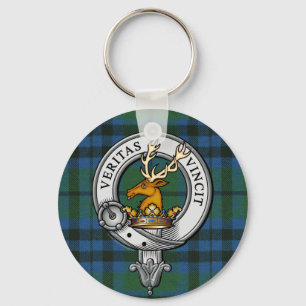 Keith Crest and Tartan Key Ring