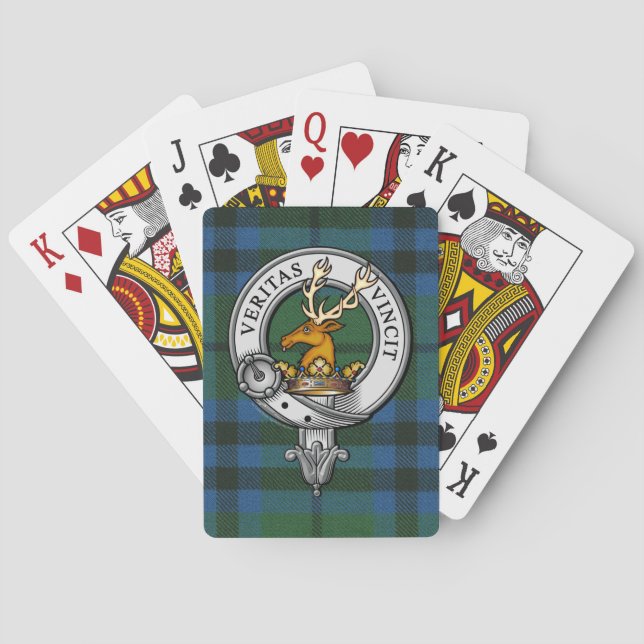 Keith Crest and Tartan Playing Cards (Back)