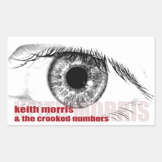 Keith Morris & the Crooked Numbers stickers (Front)