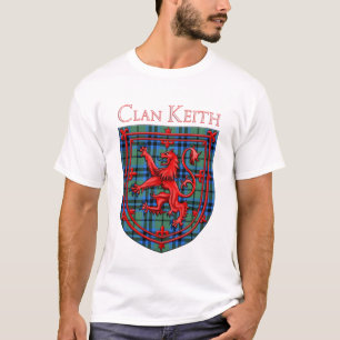 Keith Tartan Scottish Plaid Lion Rampant T-Shirt