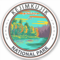 Kejimkujik National Park Still Brook Canada Retro