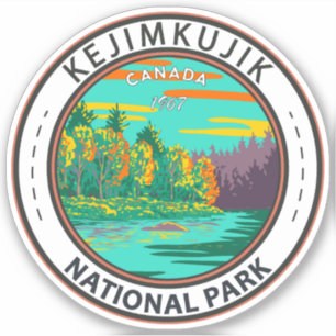 Kejimkujik National Park Still Brook Canada Retro