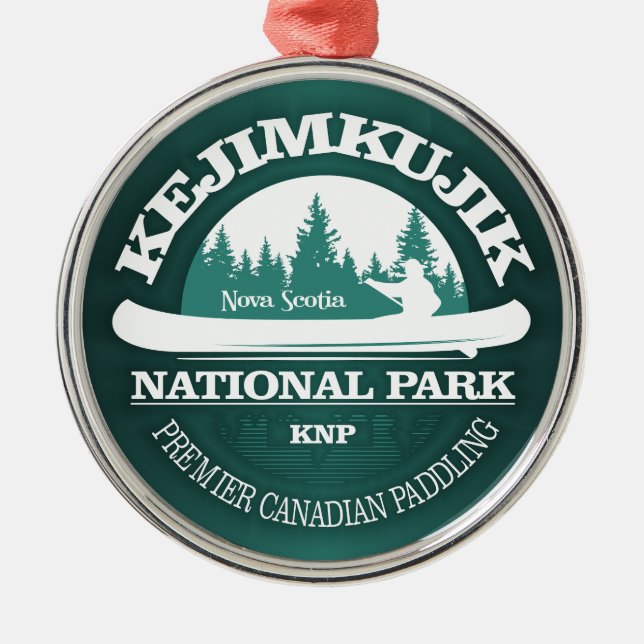 Kejimkujik NP (CT) Metal Tree Decoration (Front)