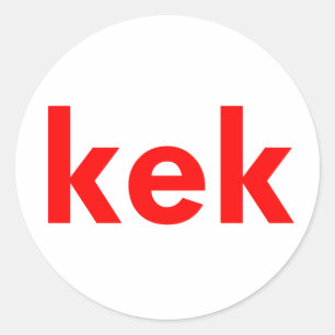 kek classic round sticker
