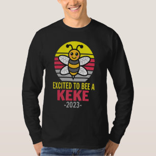 Keke 2023 Bee Grandma Excited To Be A Keke T-Shirt