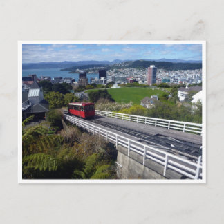 kelburn cable car postcard