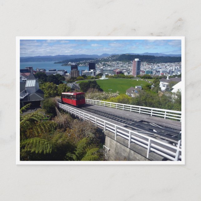 kelburn cable car postcard (Front)