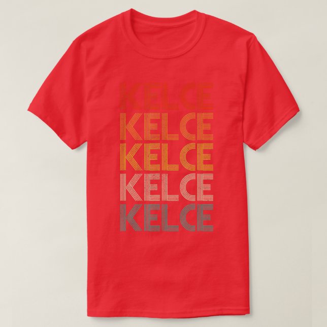 Kelce Vintage Retro  T-Shirt (Design Front)