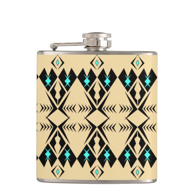 Kele ~ Sparrow Hip Flask (Front)