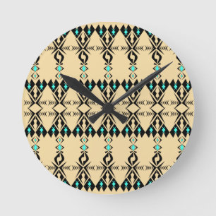Kele ~ Sparrow Round Clock
