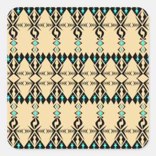 Kele ~ Sparrow Square Sticker