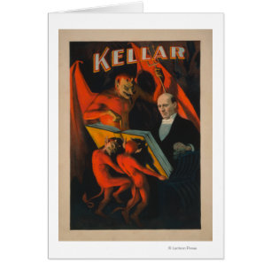 Kellar Devil and Demons with Magic Book Poster