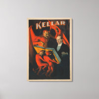 Kellar Devil and Demons with Magic Book Poster