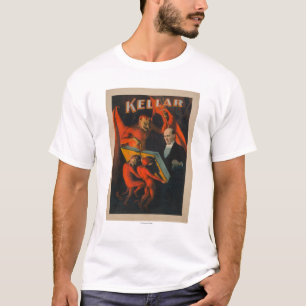 Kellar Devil and Demons with Magic Book Poster T-Shirt