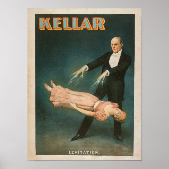 Kellar Levitation Magic Poster #1 (Front)