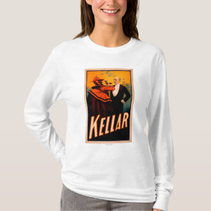 Kellar Magician Drinking Wine with the Devil T-Shirt