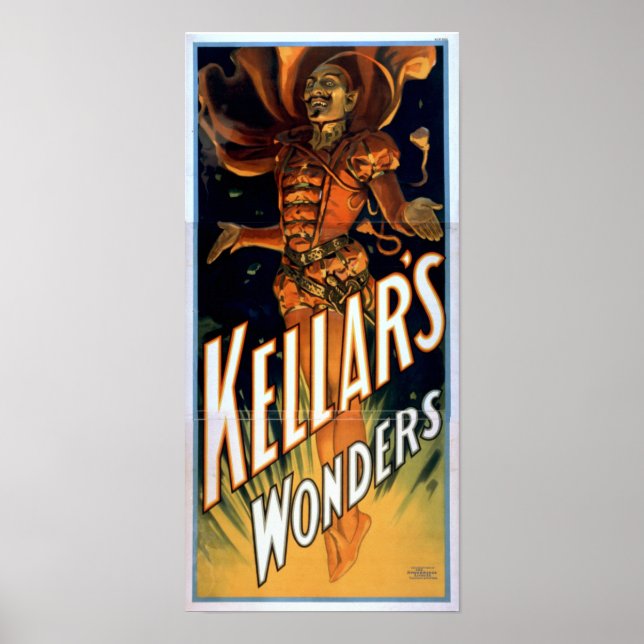 KELLAR Magician Illusionist VAUDEVILLE Poster (Front)