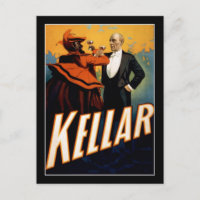 Kellar - Magician - Vintage Theatre Poster