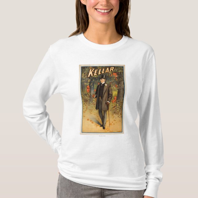 Kellar Portrait with Devils Promotional Poster T-Shirt (Front)