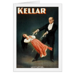 Kellar the Magician Levitation - Vintage Ad