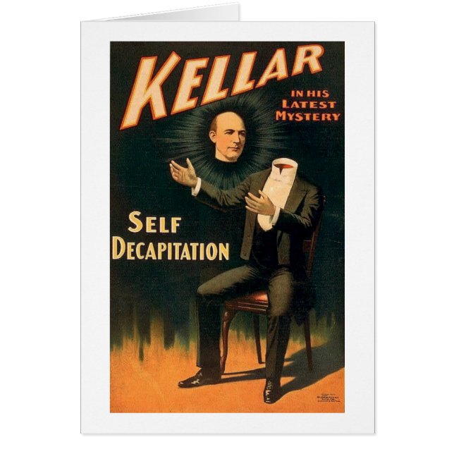 Kellar the Magician - Self Decapitation - Vintage (Front)