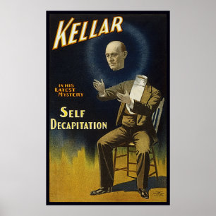 Kellar's Self Decapitation Poster