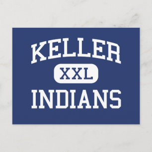 Keller - Indians - High School - Keller Texas Postcard