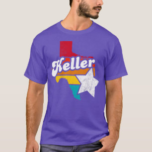 Keller Texas Vintage Distressed Souvenir 2 T-Shirt