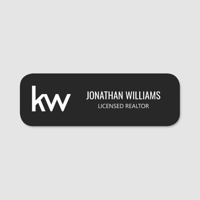 Keller Williams Name Tag (Front)