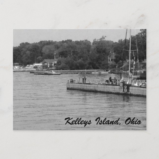 Kelleys Island Lake Erie photo postcard (Front)