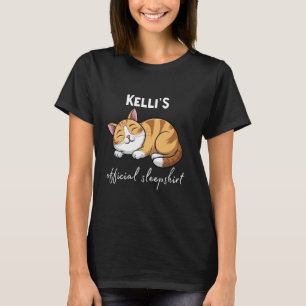 KELLI'S Official Cat Sleepshirt Pyjamas Sleepwear T-Shirt