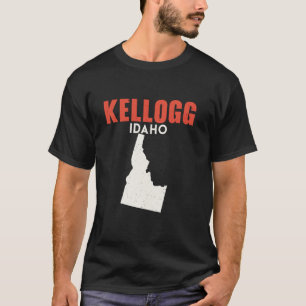 Kellogg Idaho USA State America Travel Idahoan T-Shirt