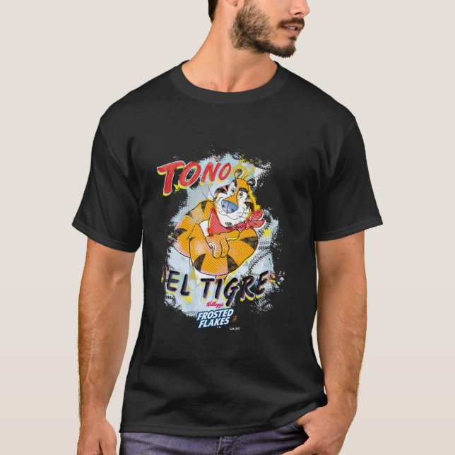 Kellogg's Frosties Frosted Flakes Spanish Tony El  T-Shirt (Front)