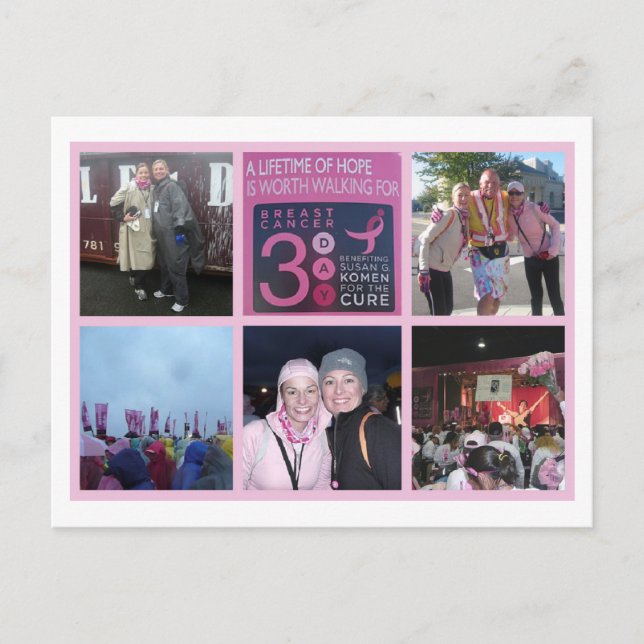 kelly and sarah walk it out postcard (Front)