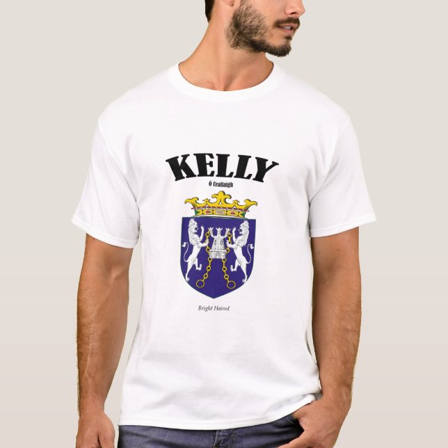 KELLY Crest Translation & Meaning T-Shirt (Front)